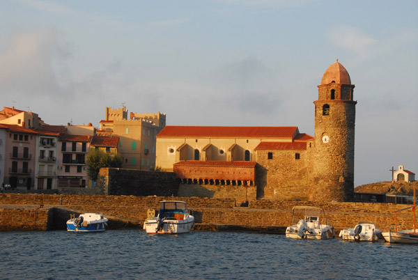 Breakwater and Church of Notre-Dame des Anges, Collioure