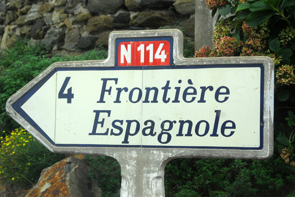 Frontière Espagnole - Spainish border, N114