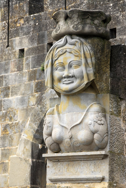 Dame Carcas, Porte Narbonnaise, Carcassonne