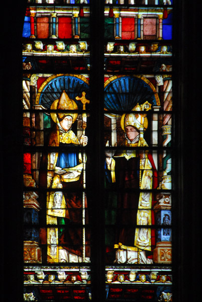 Stained glass, St. Nazaire, Carcassonne