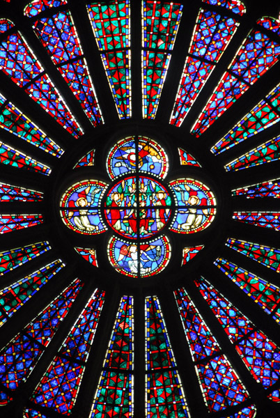 Another rose window, Basilica of St. Nazaire, Carcassonne