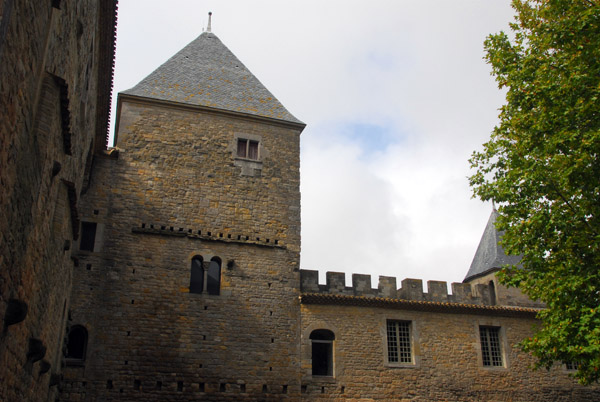 Donjon from the Great Courtyard, Château Comtal