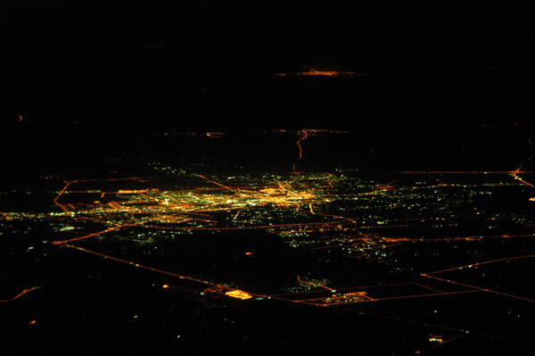 Gassim, Saudi Arabia at night