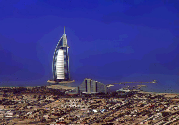 Burj Al Arab and Jumeirah Beach Hotel, Dubai