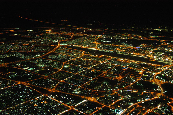 Dubai at night, Dubai International Airport