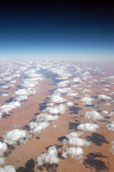 Clouds over the Sahara, In Amenas, Algeria-Libya border region