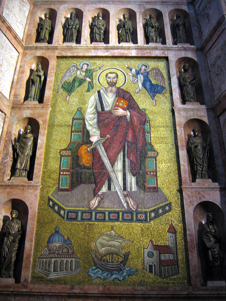 Wall mosaic - Catedral da S, So Paulo