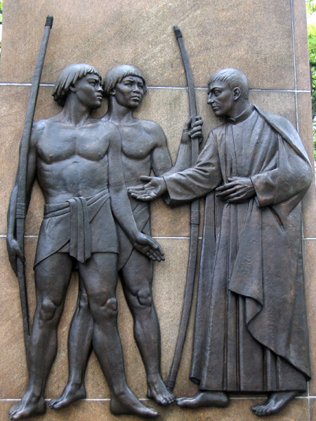 Padre Anchieta preaching to the South American Indians