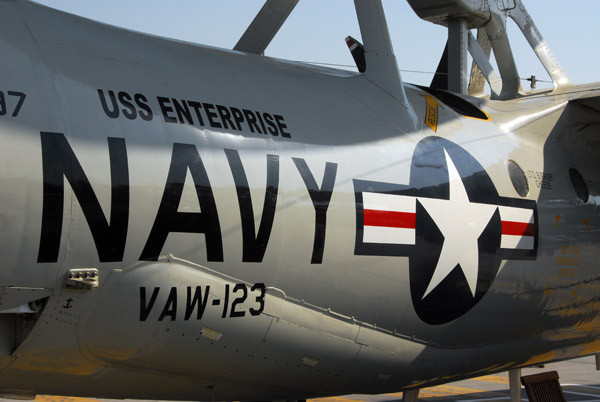 US Navy Grumman E-2 Hawkeye from the USS Enterprise