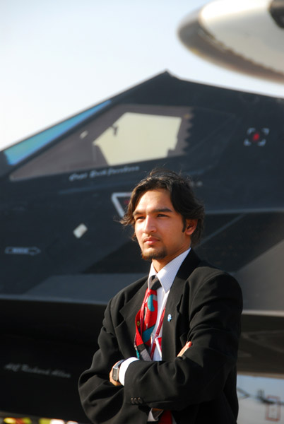 DAE University student, F-117, Dubai
