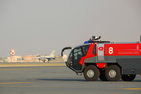 Dubai International Airport crash-fire-rescue vehicle