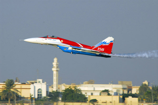 MiG-29 taking off, Dubai UAE