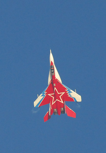 MiG-29 vertical climb