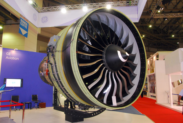 GE90-115 engine, which powers the Boeing 777-300ER (115,000# thrust)