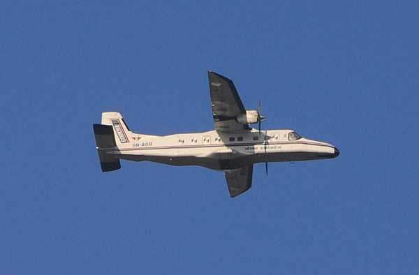 Gorkha Airlines Do-228 (9N-AGQ) in flight