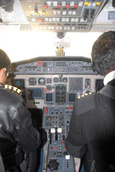 Cockpit of the Yeti Airlines J41