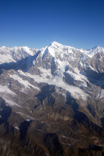 Numbur (6957m/22,825ft) seen from the south, Nepal