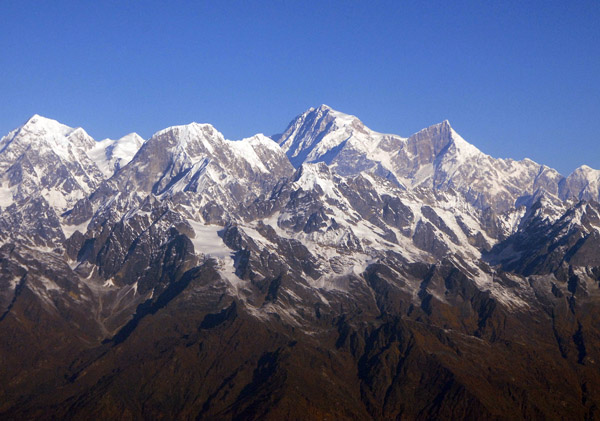 Shisha Pangma (8013m/26,289ft) and Molamenqing (7661m/25,134ft),  Tibet