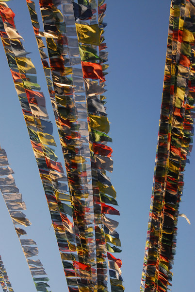 Buddhist prayer flags, Swayambhunath