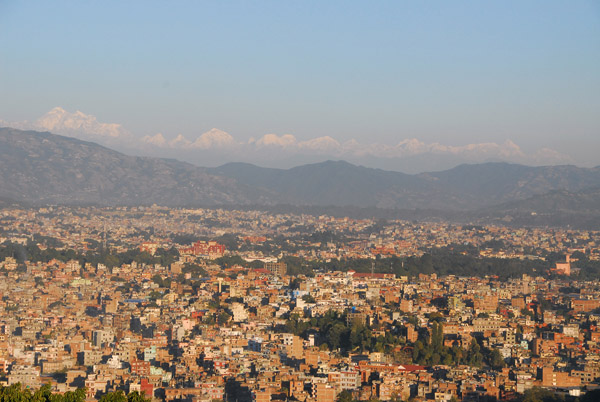 View of the Kathmandu Valley from Swayambhunath