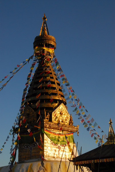 Harmika, the top of Swayambhunath stupa