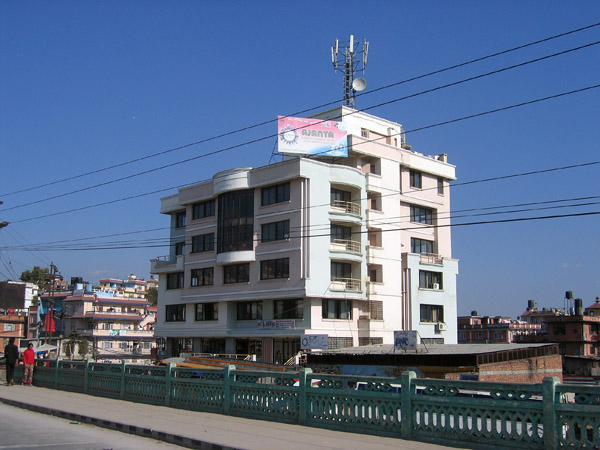 Apartment block, outskirts of Kathmandu
