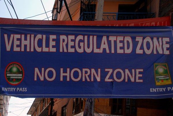 Vehicle Regulated Zone - Thamal tourist area, Kathmandu