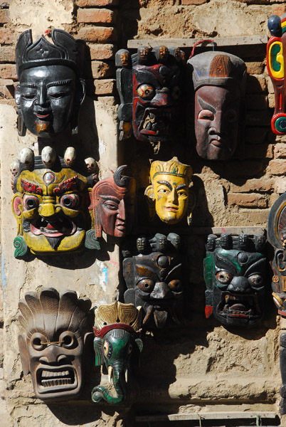 Nepali handicrafts - masks