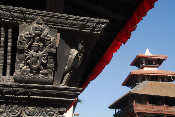 Detail, Kasthamandap, Durbar Square, Kathmandu