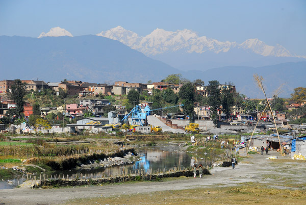 Outskirts of Kathmandu heading towards Bhaktapur