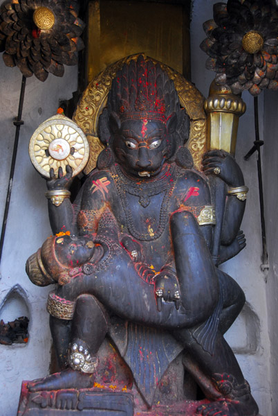 Narsingha, Vishnu's man-lion incarnation, Nasal Chowk