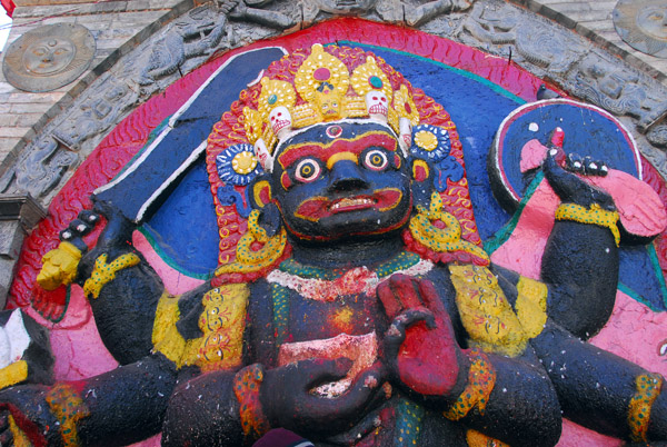 Kala (Black) Bhairab, Shiva, Durbar Square, Kathmandu