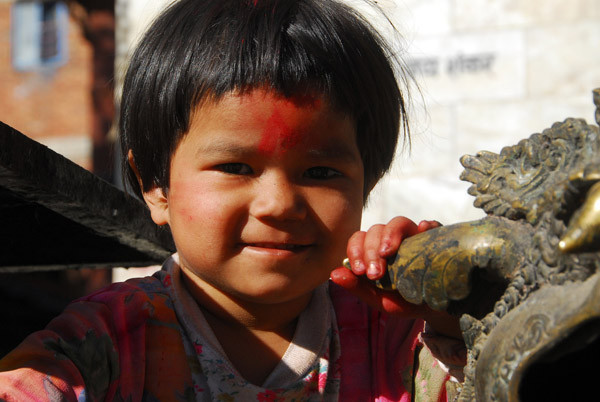 Nepali girl, Durbar Square