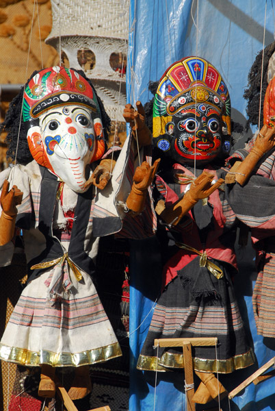 Nepali puppets at shop, Durbar Square