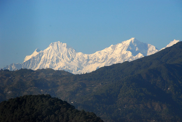 Snow covered Great Himalaya Range from Bhimsen Tower, Kathmandu