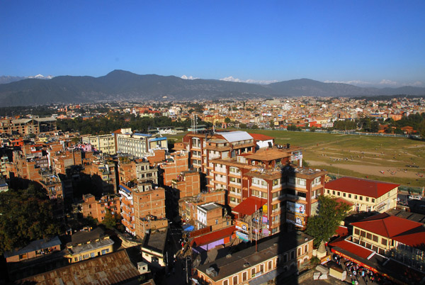 Tundikhel Parade Ground NE from Bhimsen Tower, Kathmandu