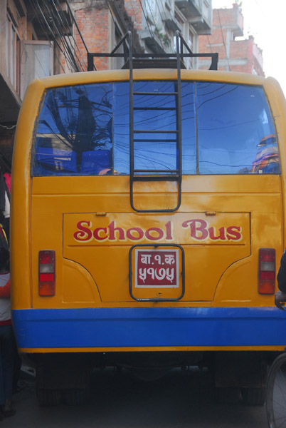 School Bus, Kathmandu, Nepal