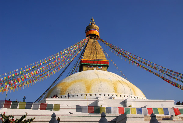 Bodhnath Stupa, original ca 600 AD, current structure 14th Century