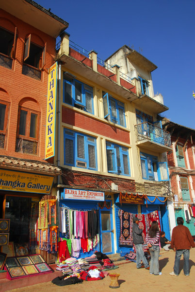 Shops around Bodhnath Stupa