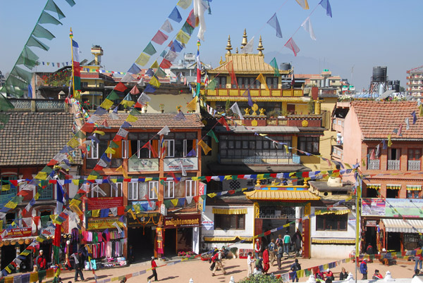 View from Bodhnath Stupa