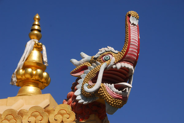 Rooftop of the Tamang Gompa, Bodhnath