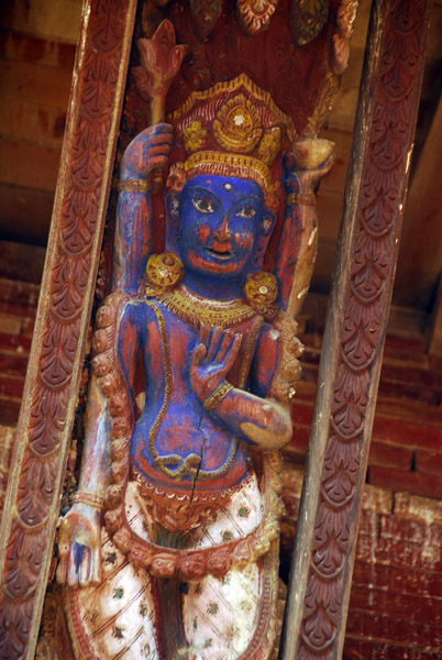 Pashupatinath Temple roof beam, Bhaktapur