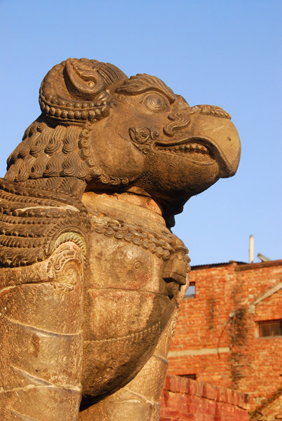Griffon, Nyatapola Temple, Taumadhi Tole, Bhaktapur