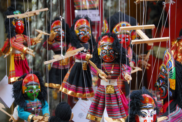 Nepali handicraft puppets, Bhaktapur