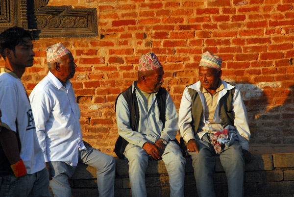 Men of Bhaktapur, Durbar Square
