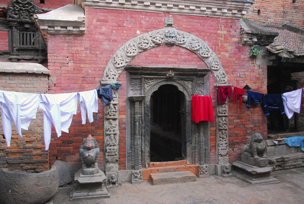 Entrance on the south side of Bhairabnath Temple, Taumadhi Tole, Bhaktaur