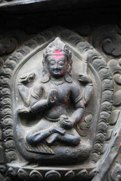 Detail of stone carving, Bhairabnath Temple, Taumadhi Tole, Bhaktaur