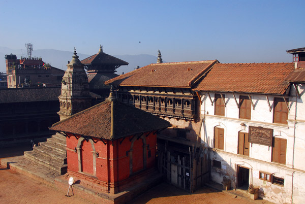 View from the Fasidega Temple towards Durbar Square, Bhaktapur