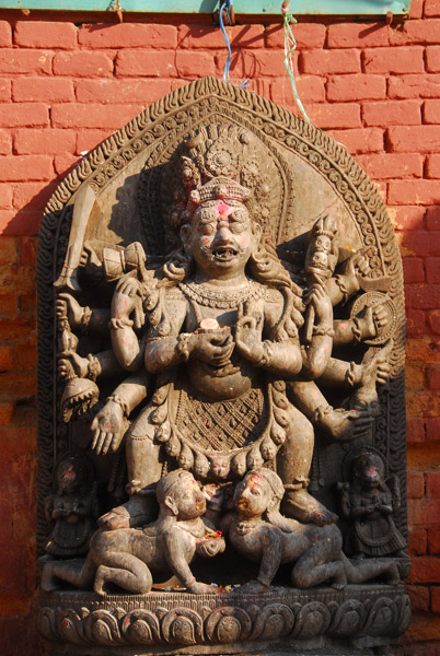 Bhairab, 1701, Durbar Square, Bhaktapur