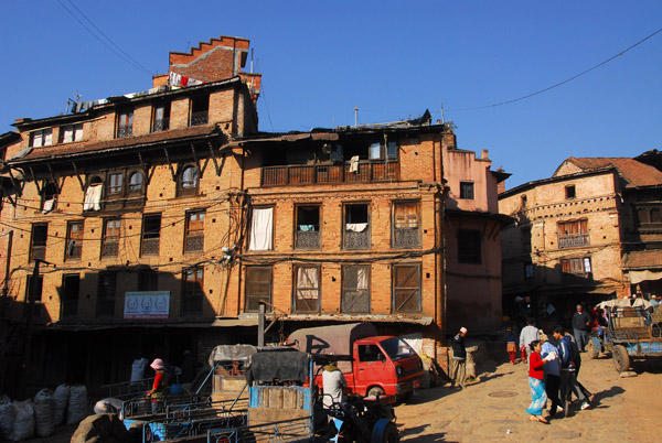 Old town Bhaktapur, south of Taumadhi Tole